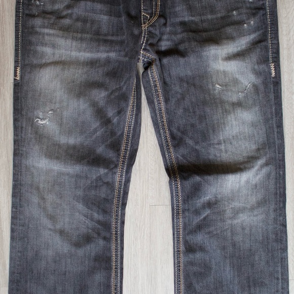 VTG True Religion Jeans Billy Big QT Faded Denim Flap Pocket Size 40 USA Made - Picture 4 of 6